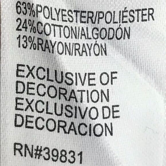 Democracy Top Sz1X Cotton Animal Print Leopard Cold Shoulder 1X / XL - Picture 5 of 5